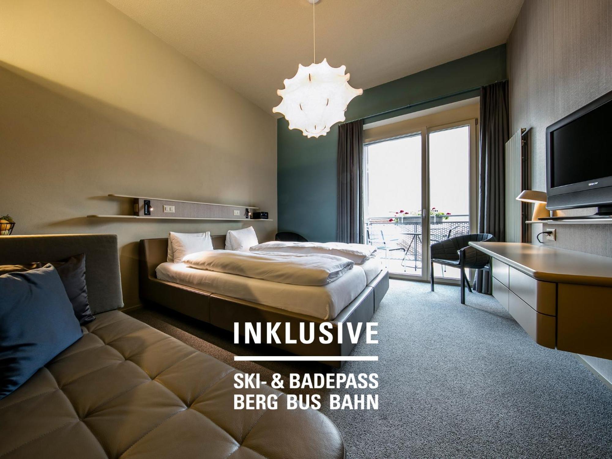 Badehotel Belvair Scuol Esterno foto