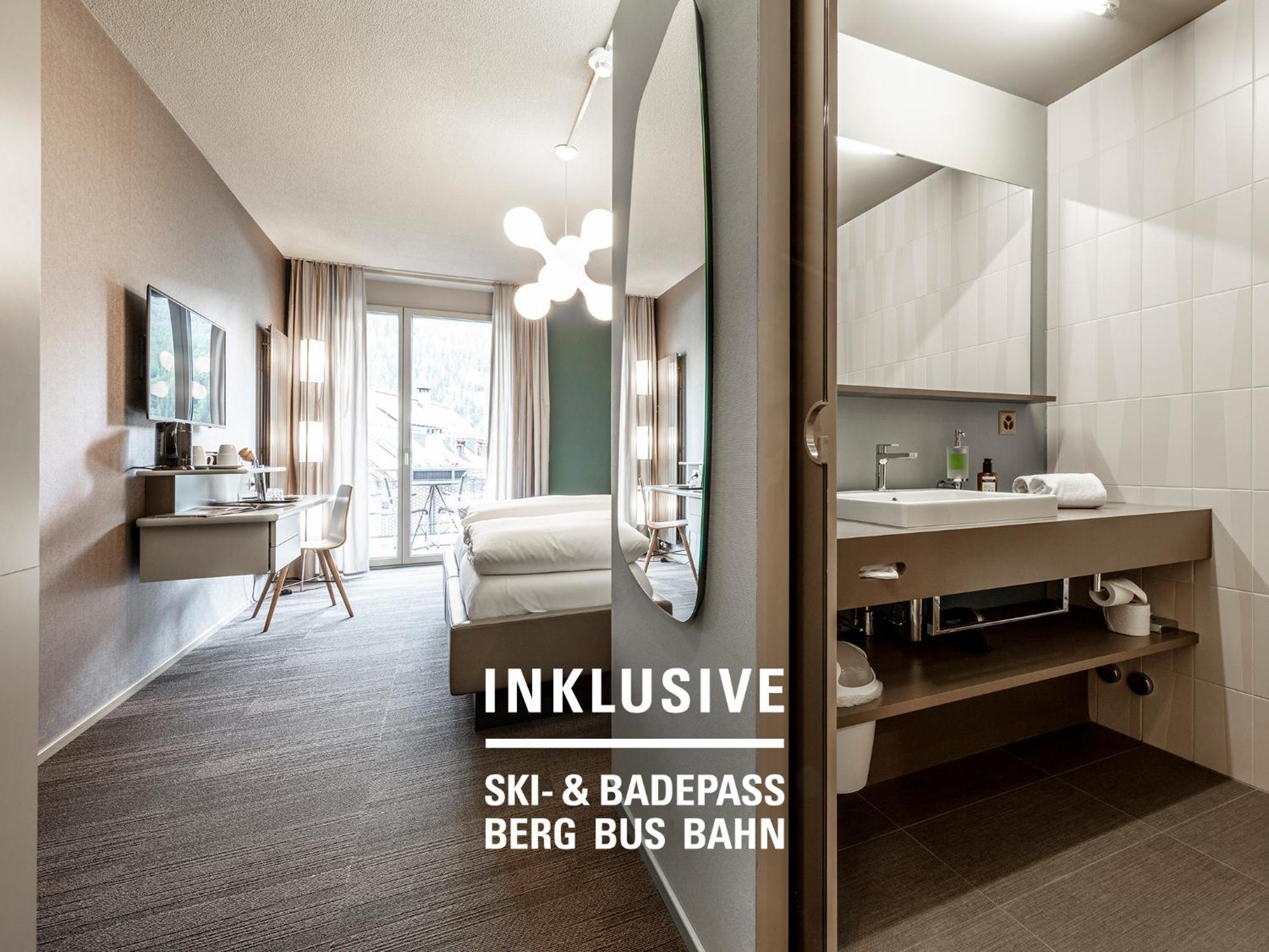 Badehotel Belvair Scuol Esterno foto