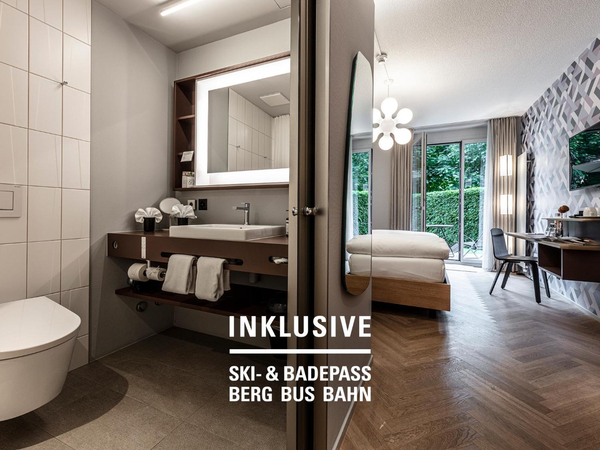 Badehotel Belvair Scuol Esterno foto