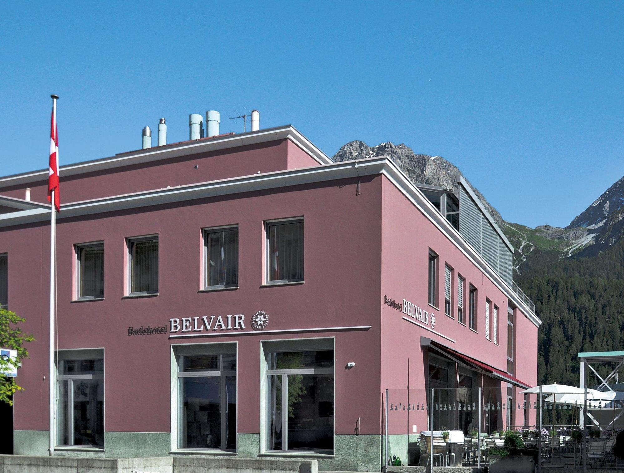 Badehotel Belvair Scuol Esterno foto